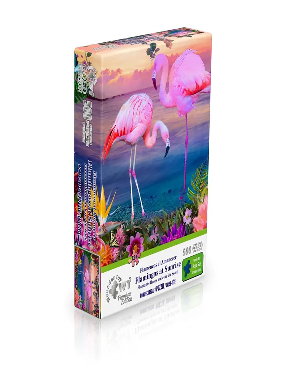 Rompecabezas Flamencos al Amanecer 500 piezas 2
