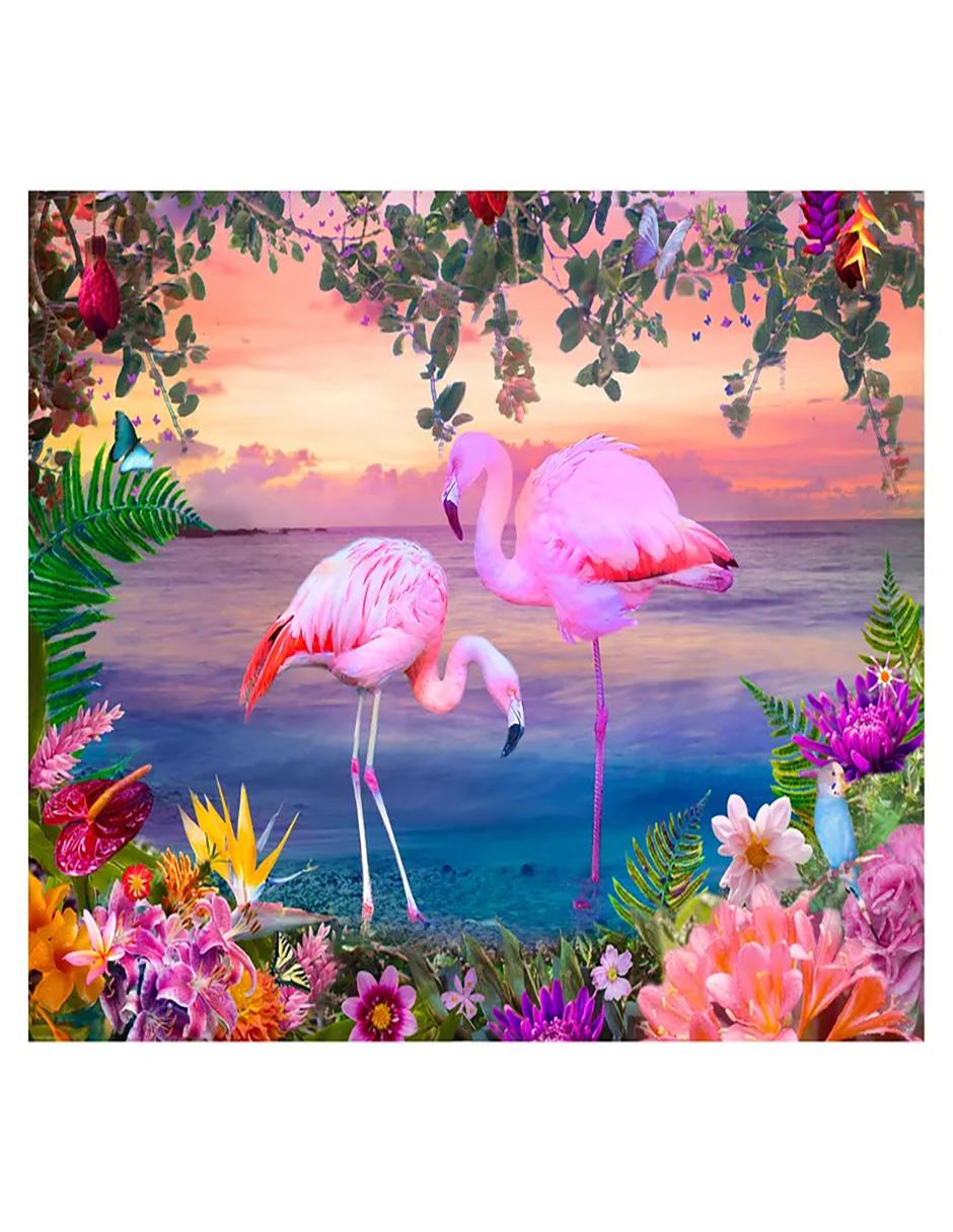Rompecabezas Flamencos al Amanecer 500 piezas 7