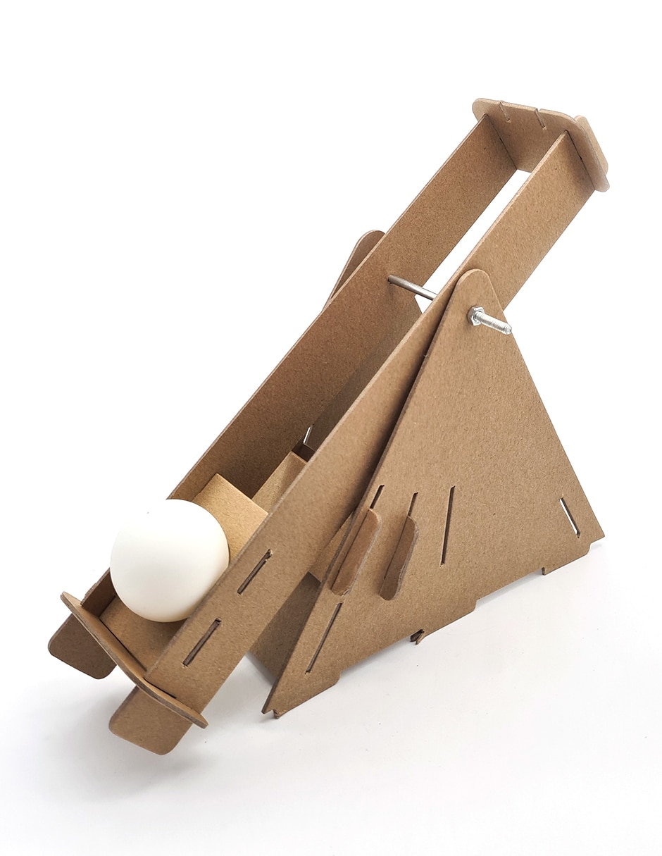 Newton's Lab Catapult Kikkerland juego armable unisex