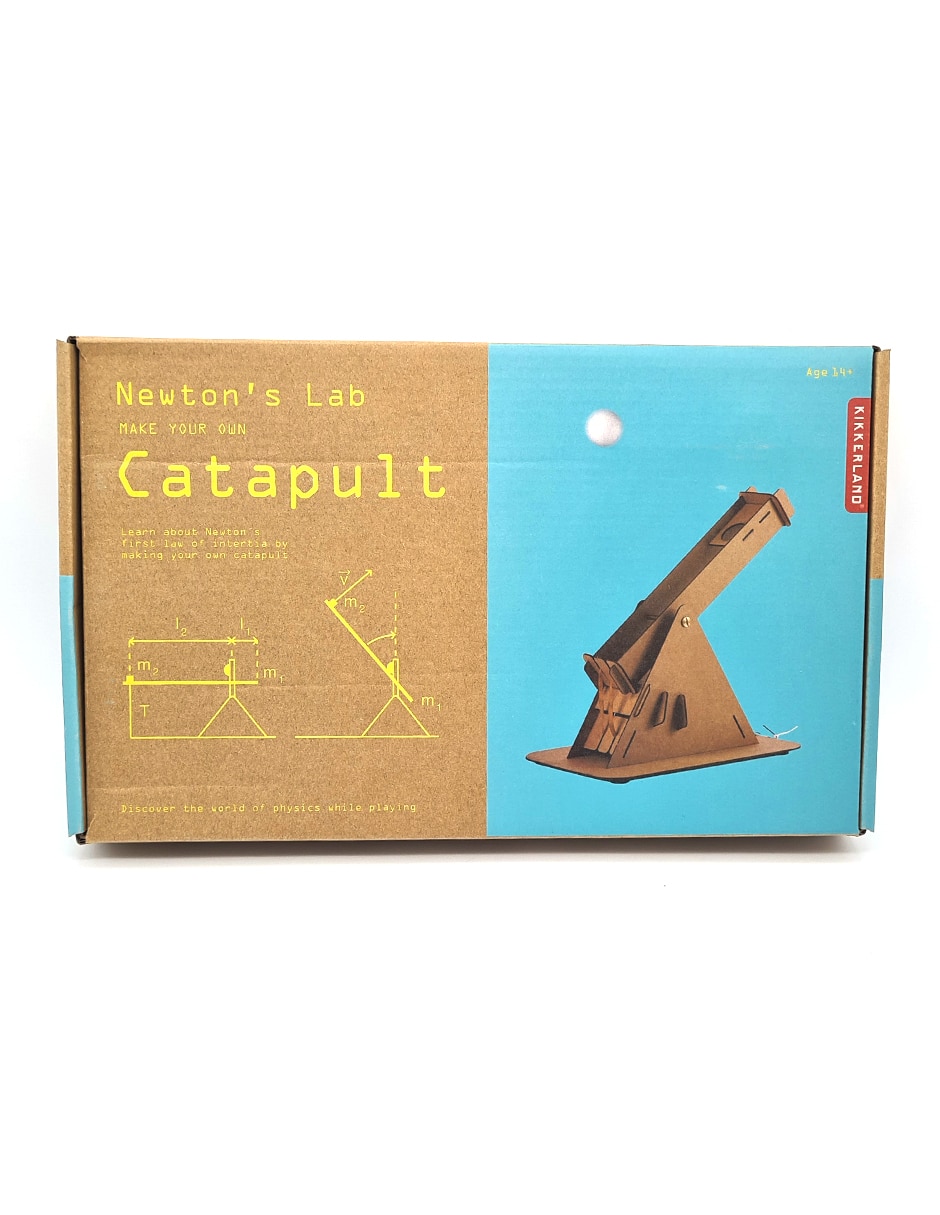 Newton's Lab Catapult Kikkerland juego armable unisex