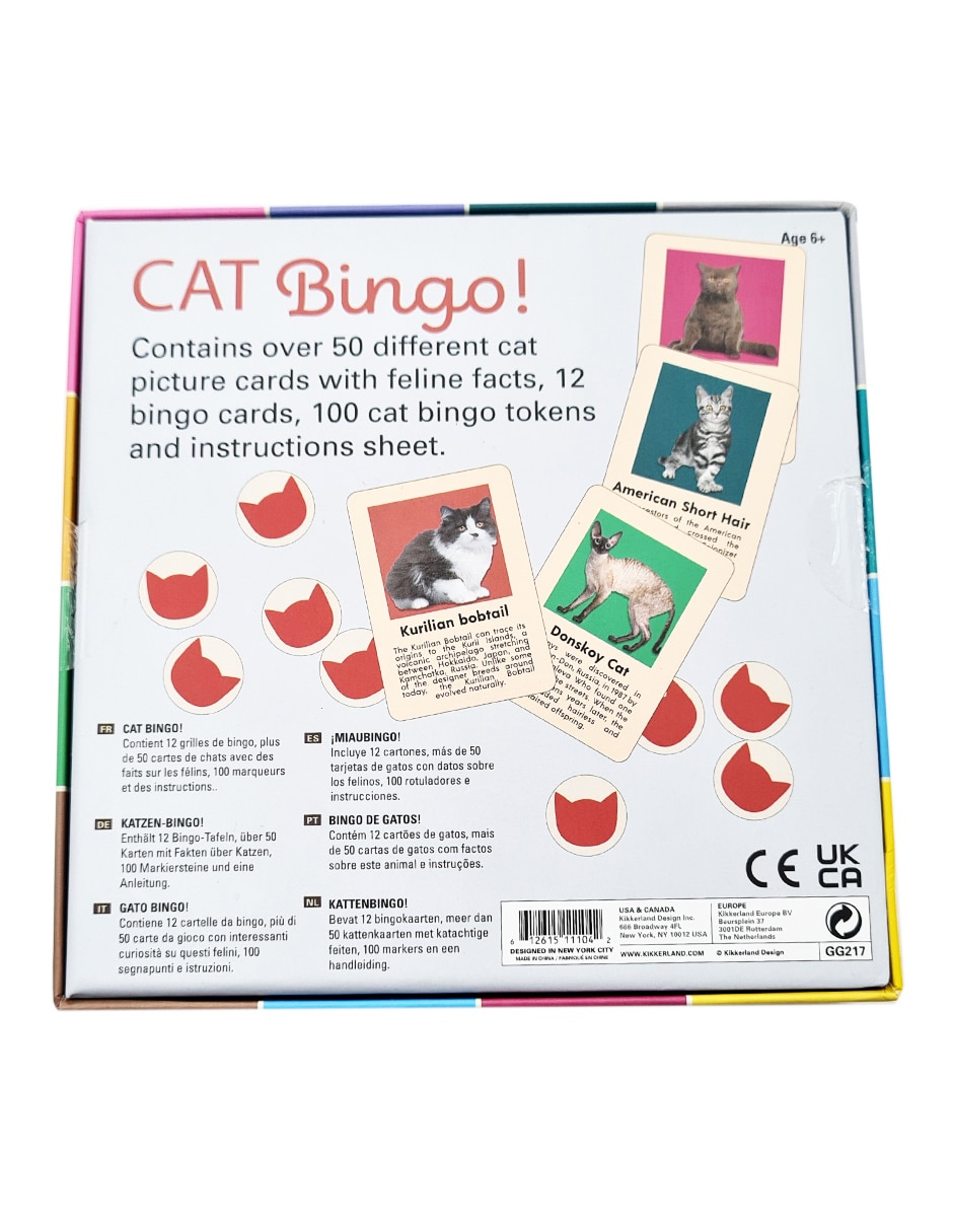 Juego de destreza cat bingo 8