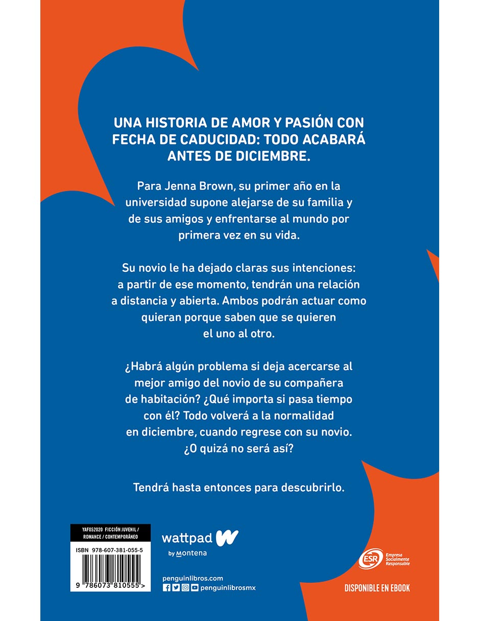 Libro Antes de diciembre de Joana Marcús de Joana Marcús