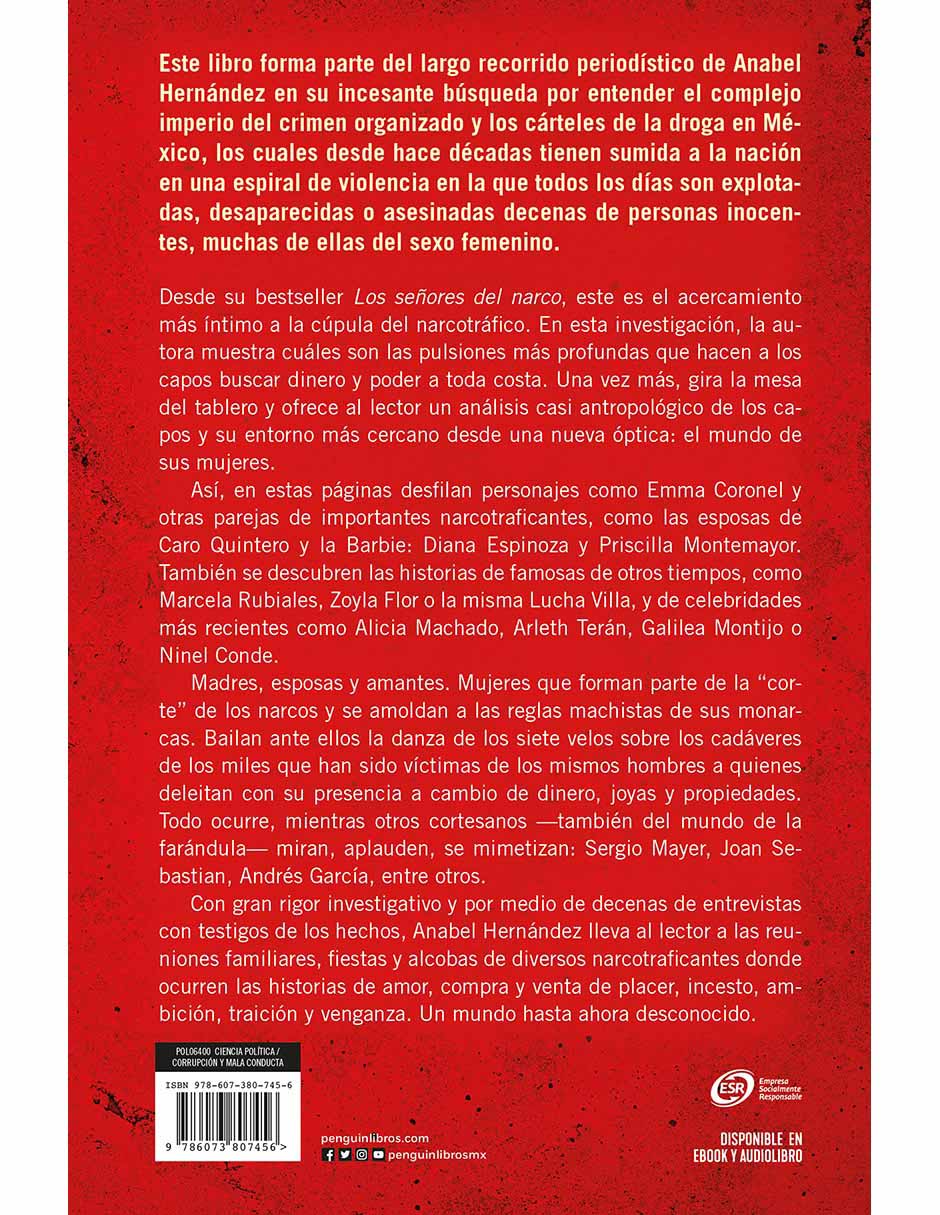 Libro Emma y las otras señoras del narco de Anabel Hernández de Anabel Hernández 3