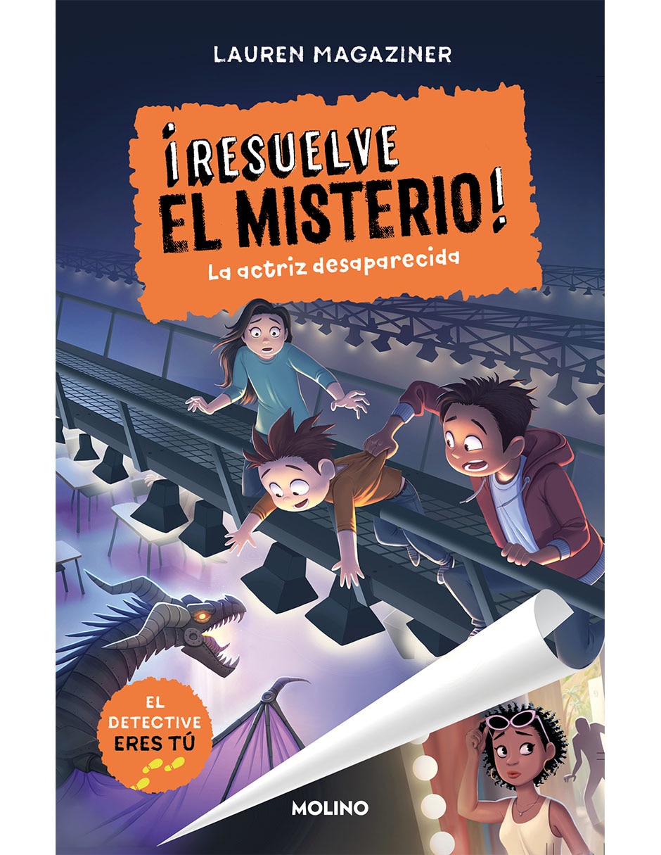 Libro ¡Resuelve el misterio! 2: La actriz desaparecida de Lauren Magaziner