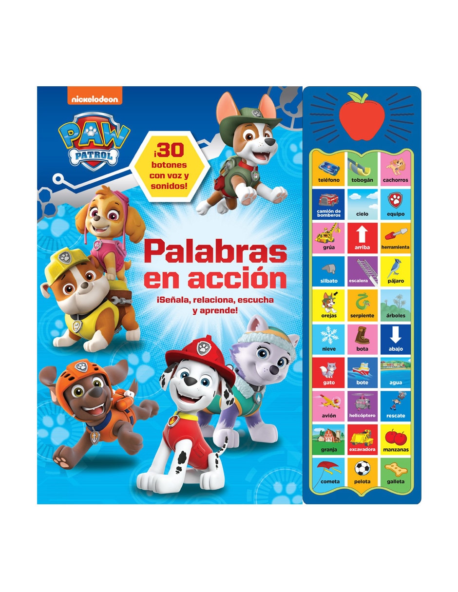 Libro Paw patrol palabras en acción de Phoenix International Publications 1