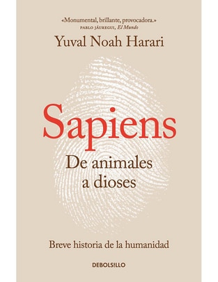 Libro Sapiens: De animales a dioses de Yuval Noah Harari