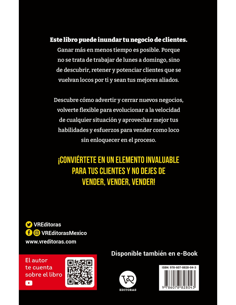 Libro Vende como loco de Gerardo Mendoza