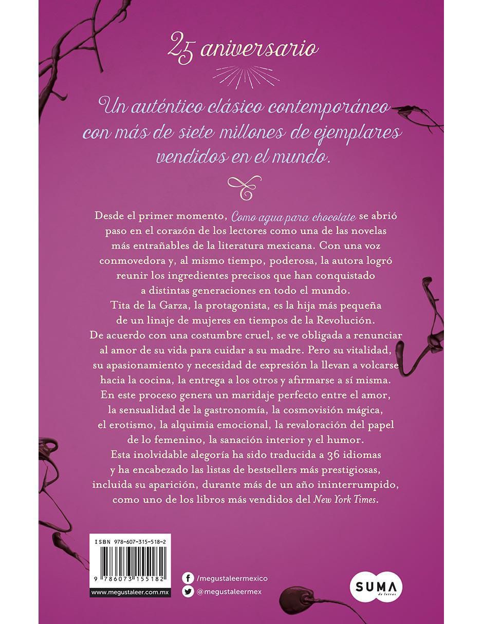 Libro Como agua para chocolate de Laura Esquivel