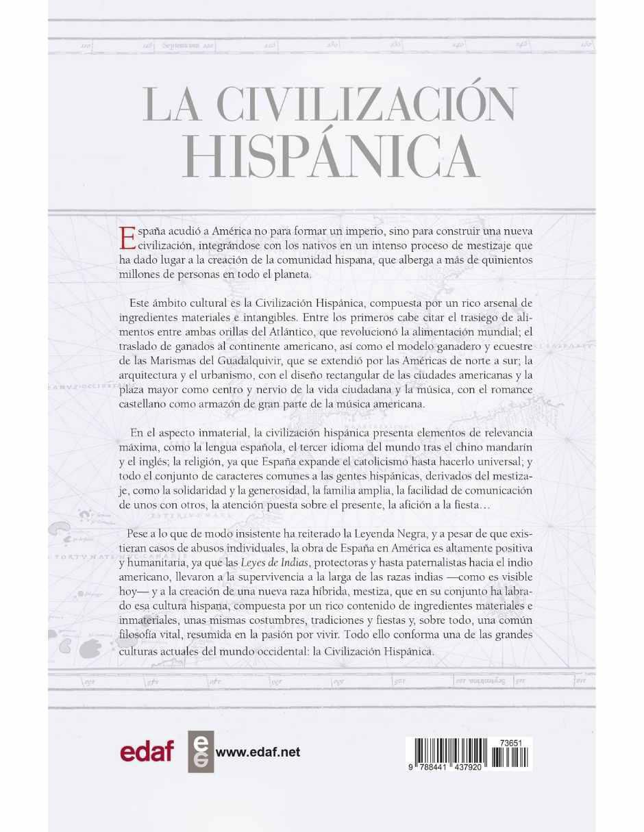 Libro La civilización hispánica, el encuentro de dos mundos de Borja Cardelús