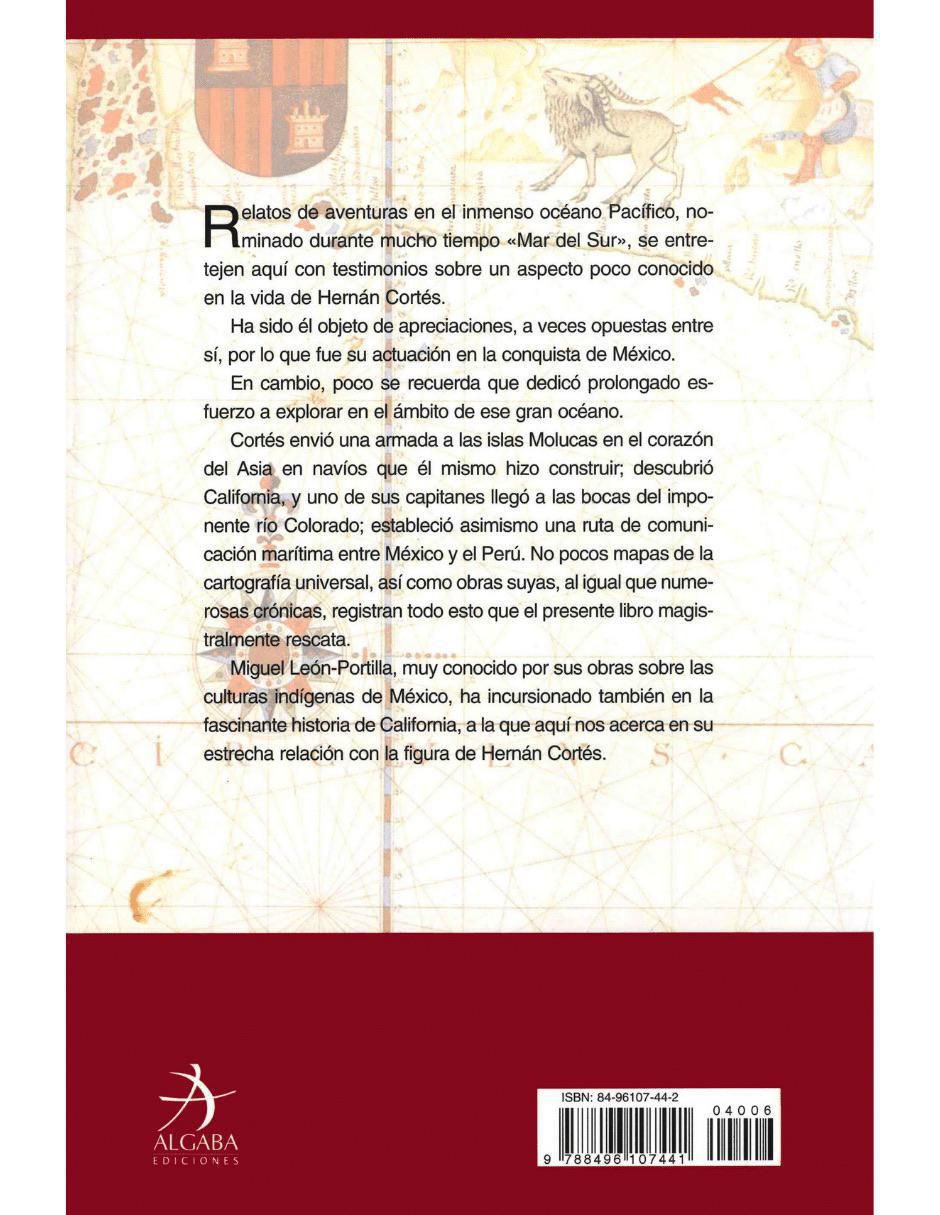 Libro Hernán Cortés y la Mar del Sur de Miguel León-Portilla