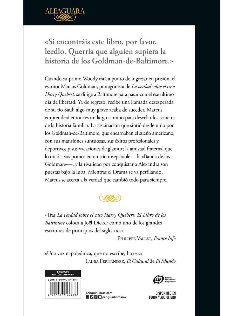 Libro El libro de los Baltimore de Joel Dicker 2