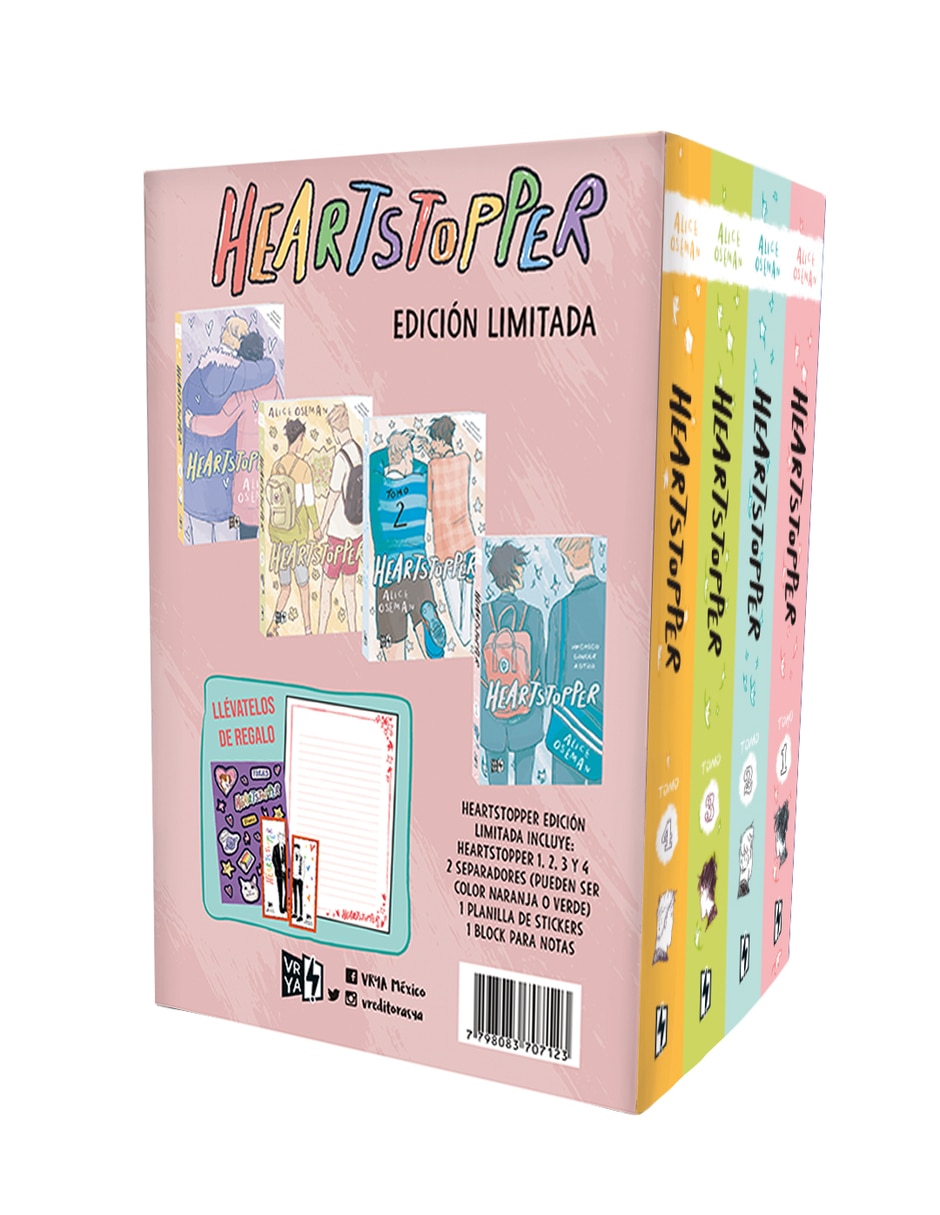Libro Pack heartstopper edición limitada de Alice Oseman