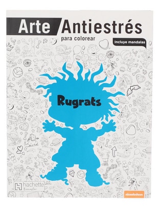 Libro Arte antiestrés para colorear de Nickelodeon Rugrats