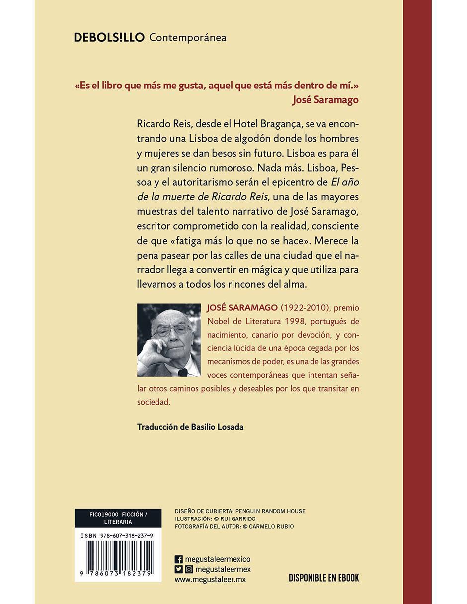 Libro El ano de la muerte de ricardo reis de Saramago, José 3