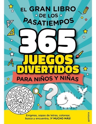 Libro El gran libro de los pasatiempos: 365 actividades para niños y niñas de Penguin Kids