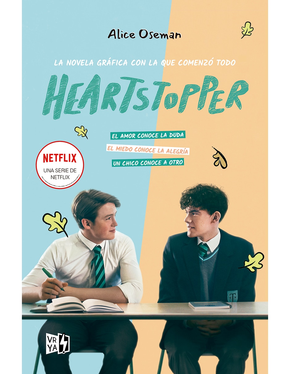 Libro Heartstopper portada netflix de Alice Oseman