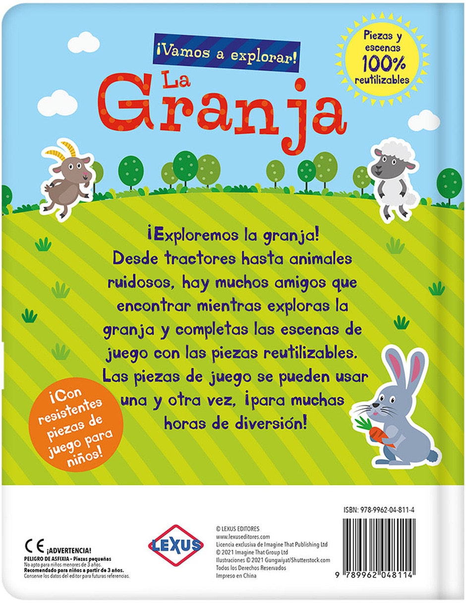 Libro Vamos a explorar la granja de Lexus editores 2