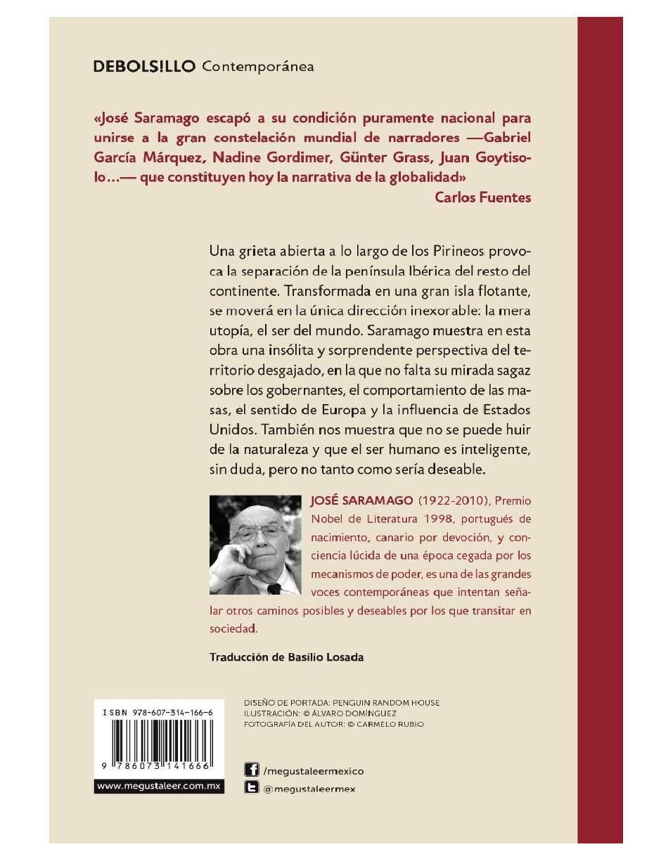 Libro La balsa de piedra autor josé samargo de José Saramago 3