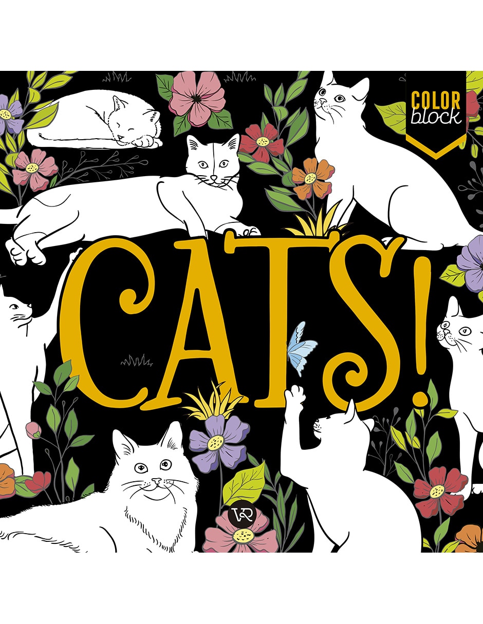 Libro Color Block Cats de Carolina Marando 1
