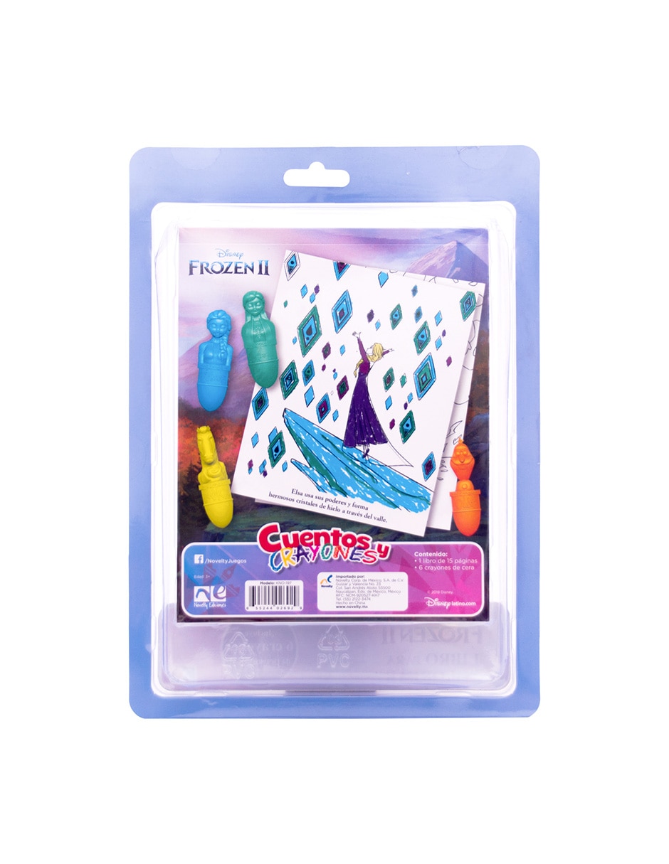 Libro Cuentos y crayones Frozen de 2