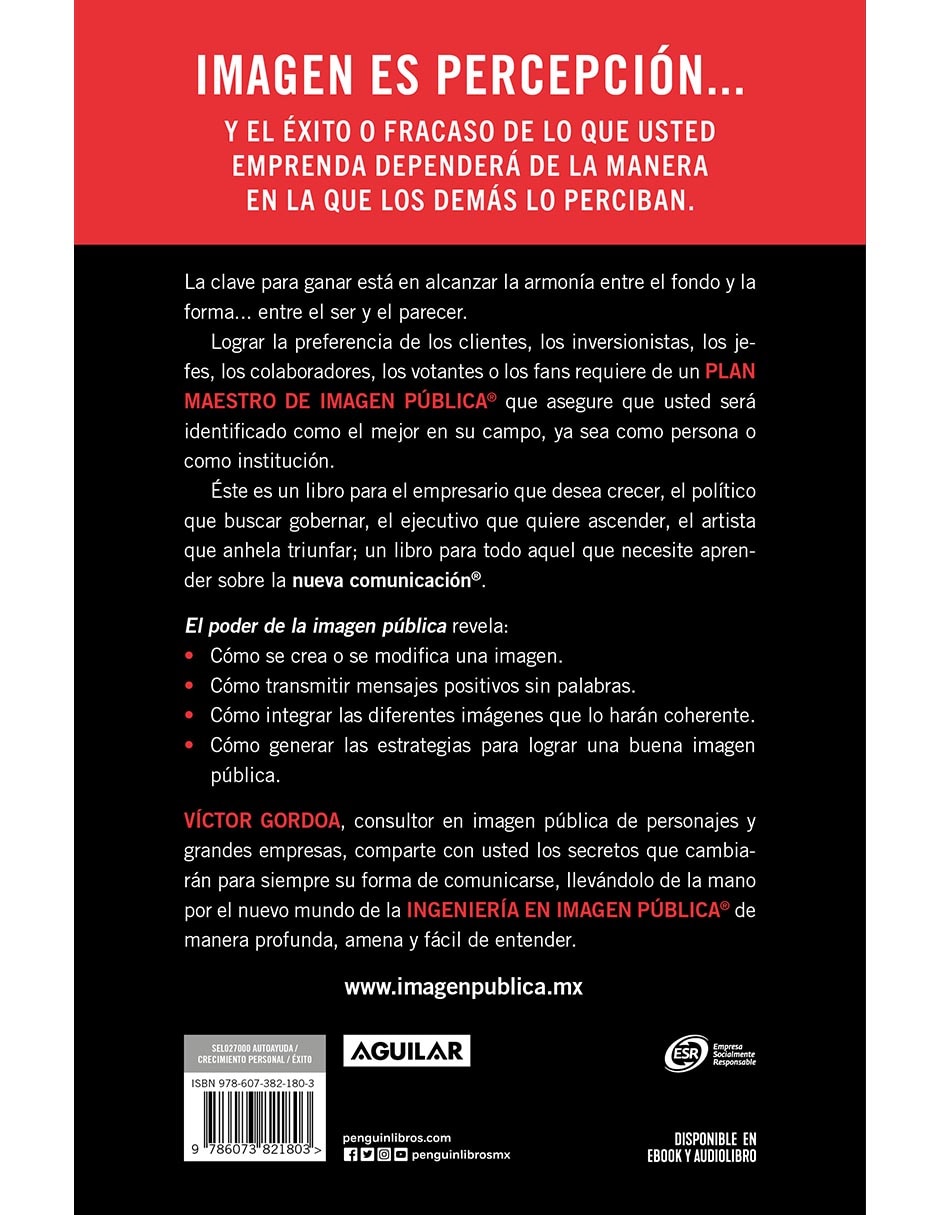 Libro El poder de la imagen pública de Víctor Gordoa 2