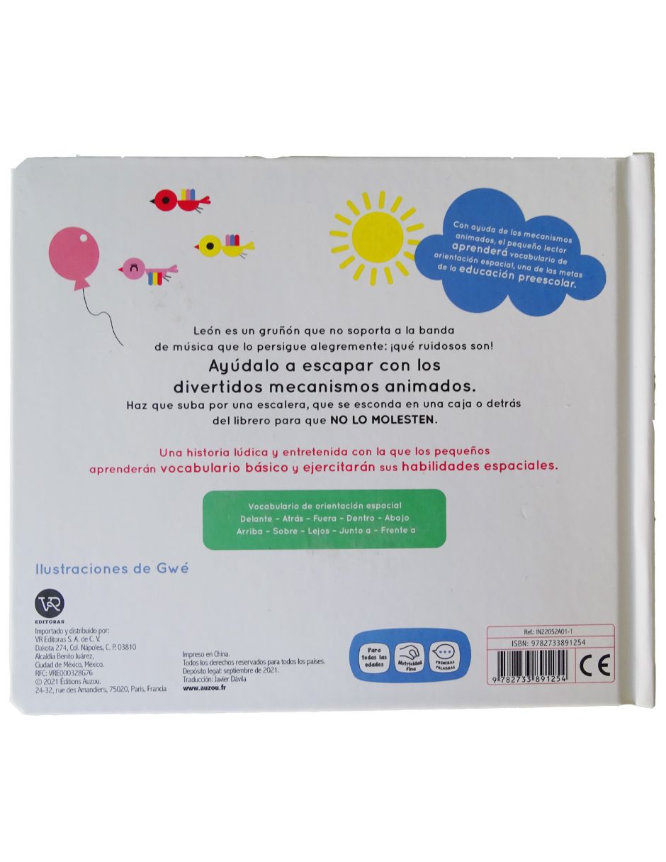 Libro No me molesten de Gwé
