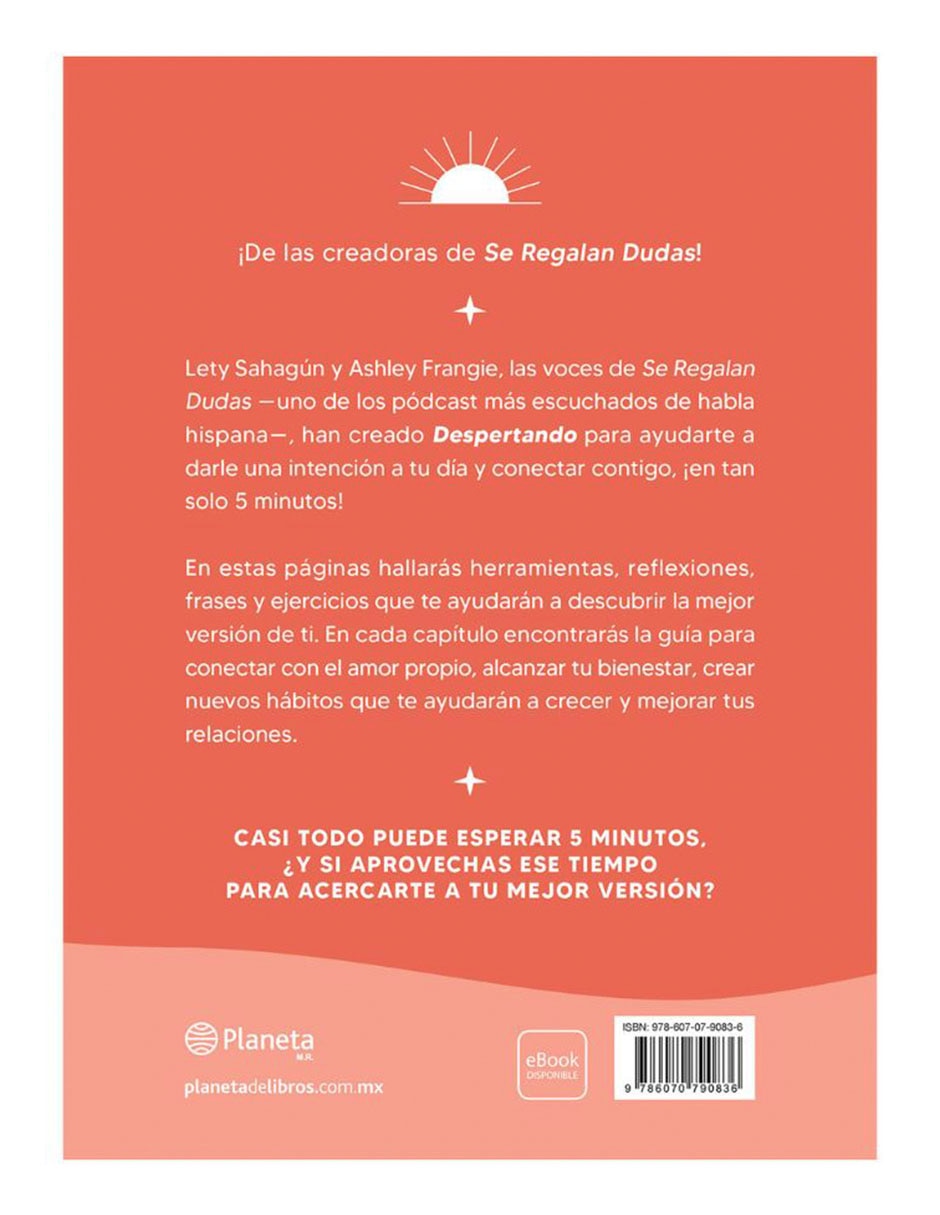 Libro Despertando de Lety Sahagún / Ashle Frangie