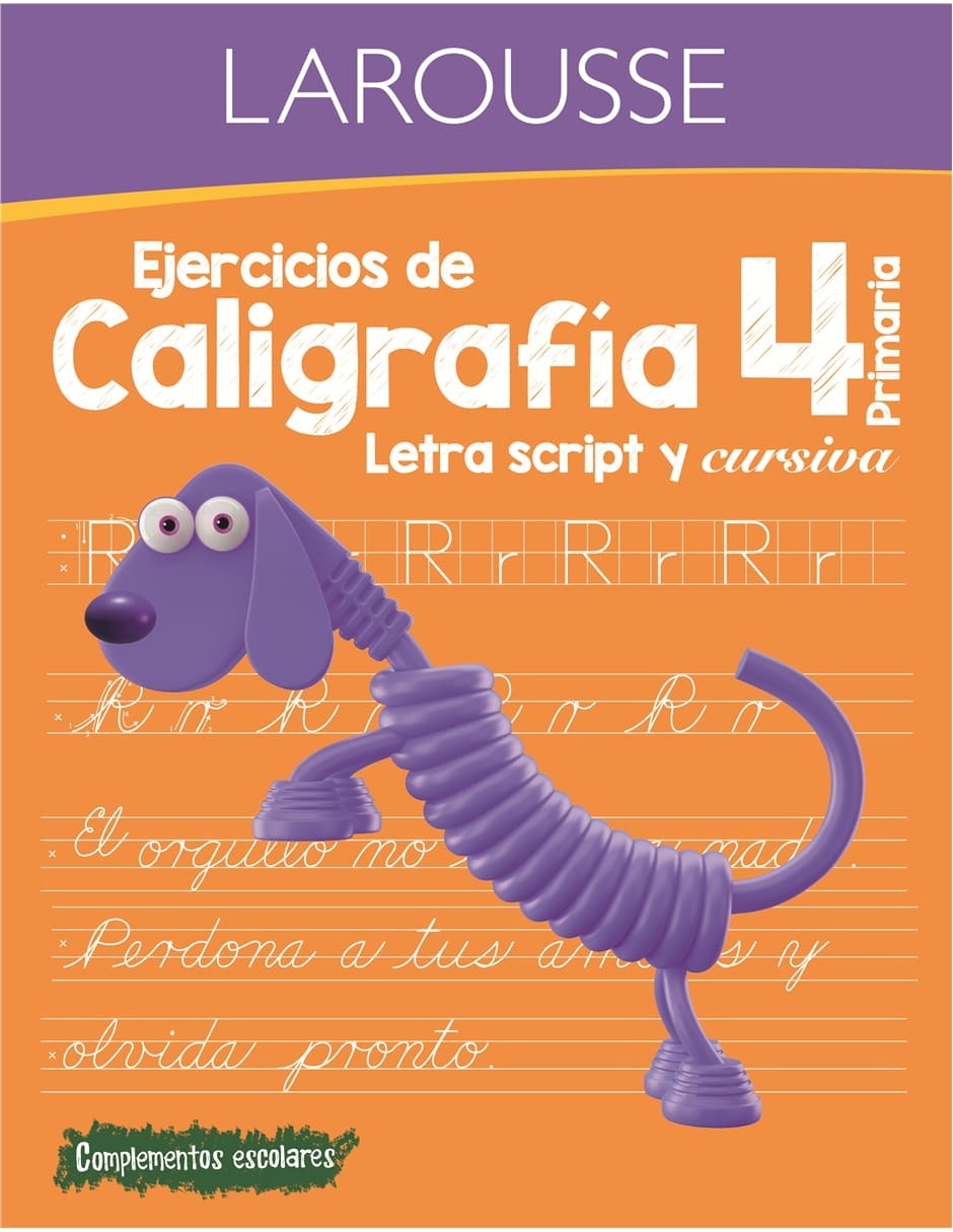 Libro Ejercicios de caligrafía 4° de primaria de Ediciones larousse
