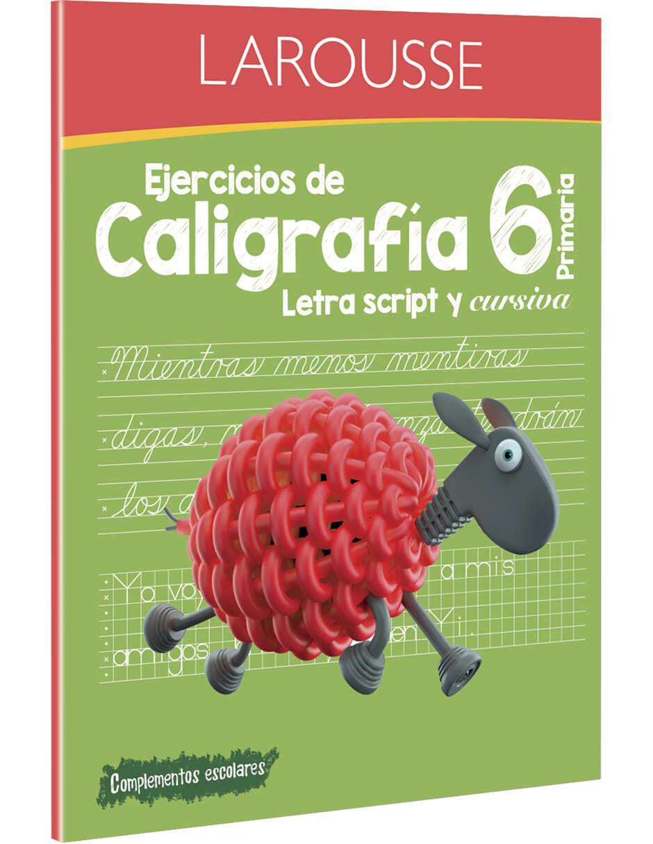 Libro Ejercicios de caligrafía 6° de primaria de Ediciones larousse 3