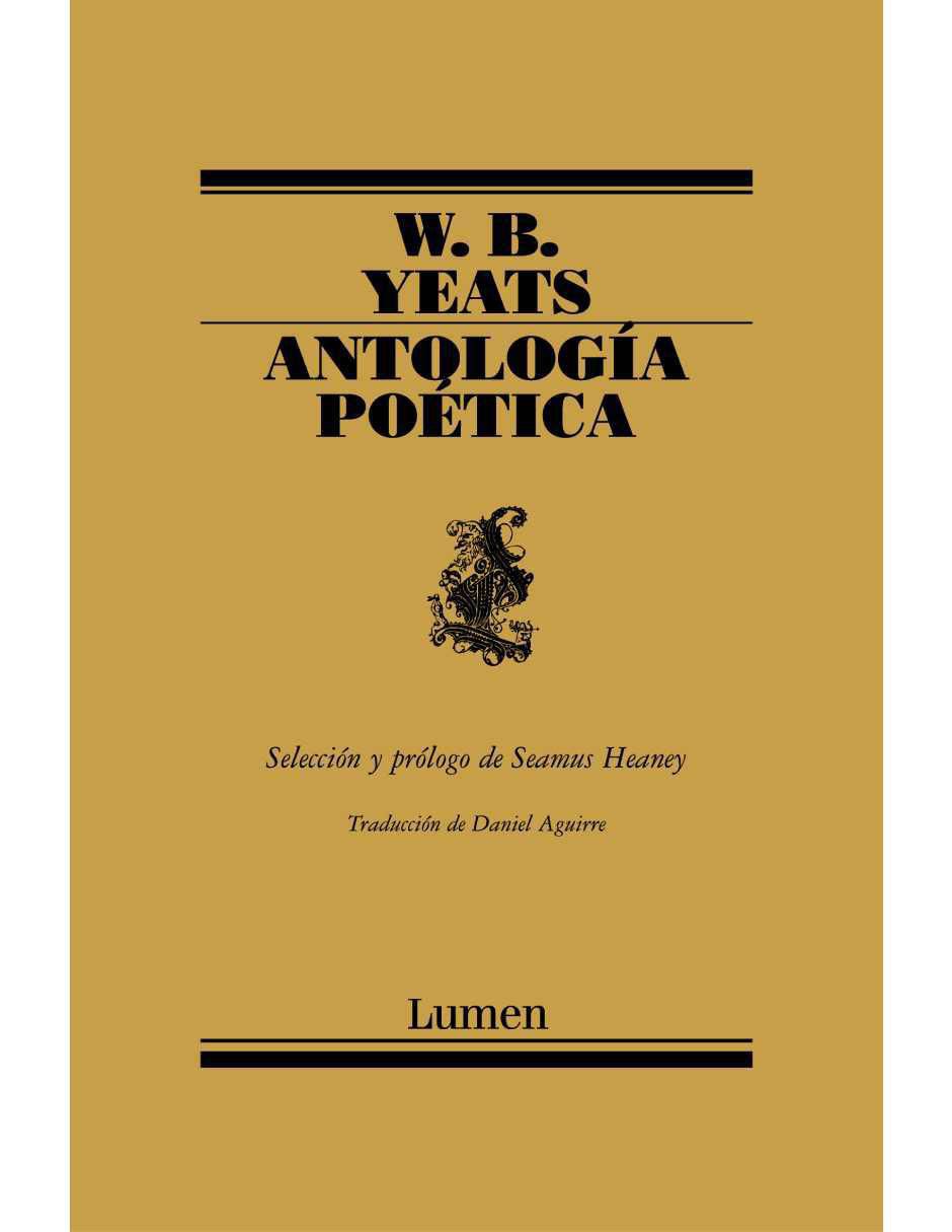 Libro Antología poética de William Butler Yeats