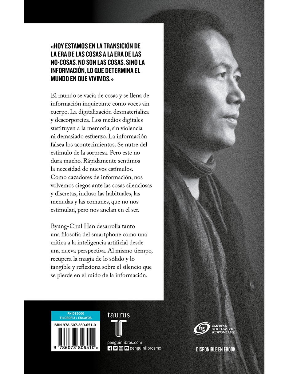 Libro No-cosas de Byung-Chul Han 3