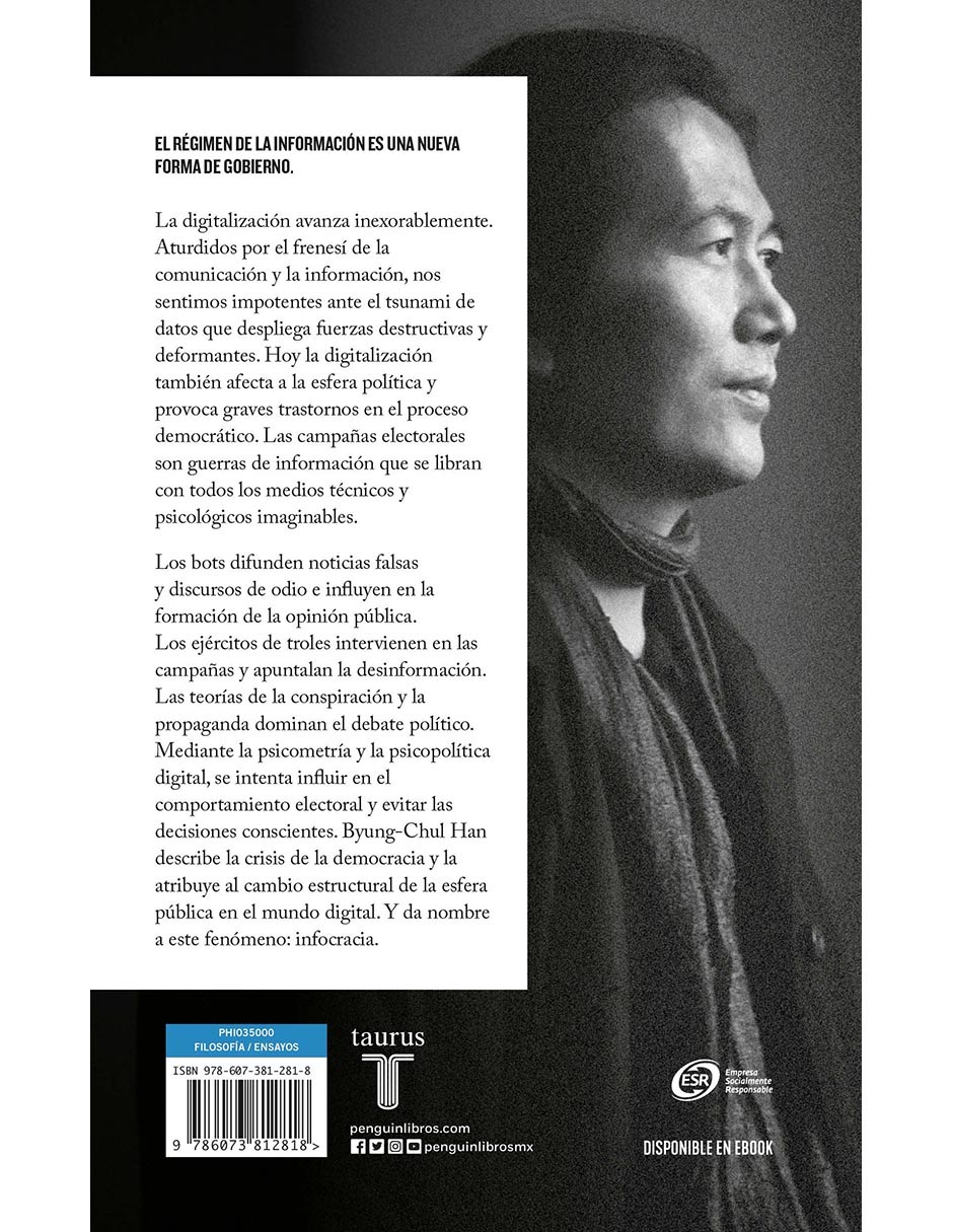 Libro Infocracia de Byung-Chul Han