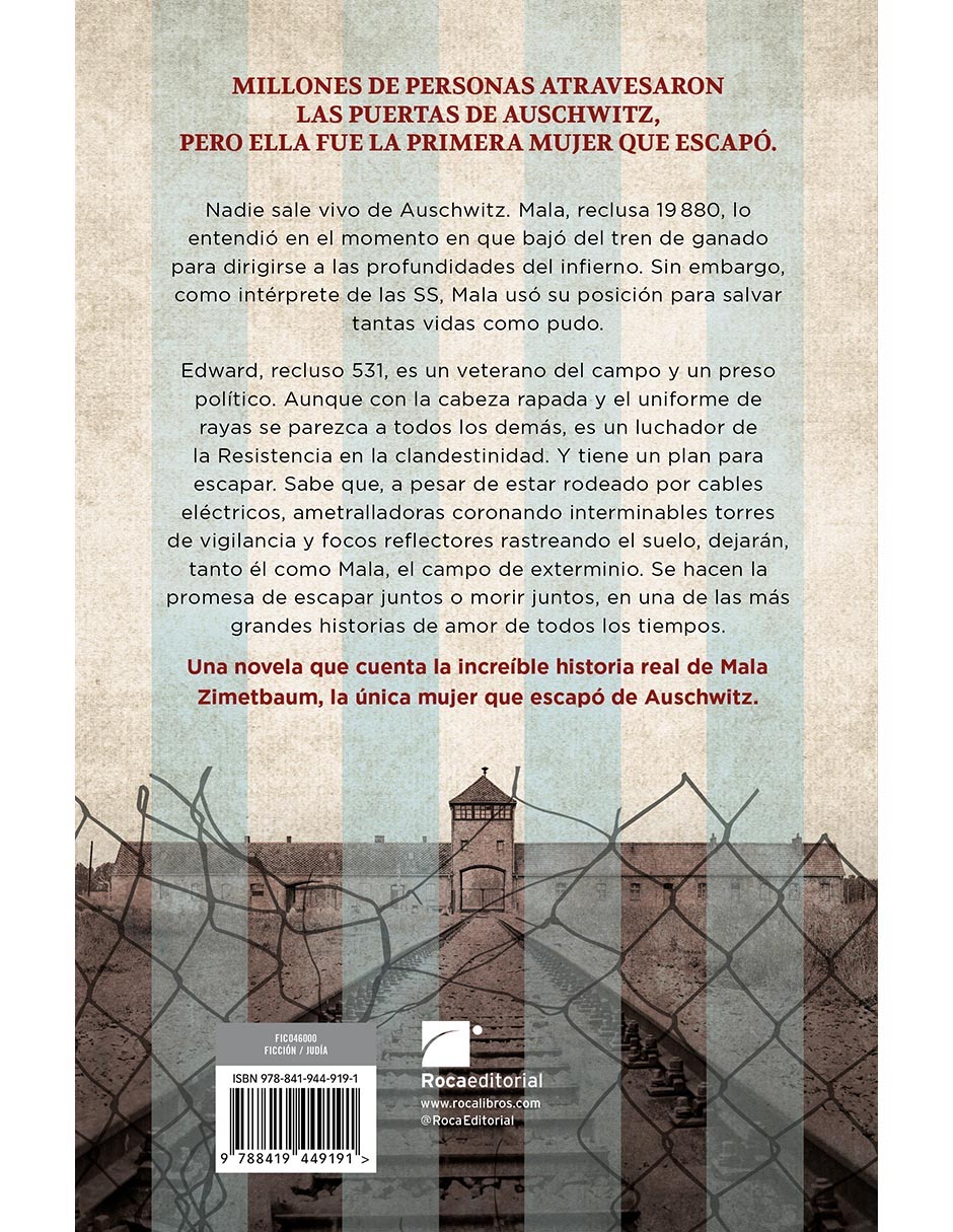 Libro La chica que escapó de auschwitz de Ellie Mitwood
