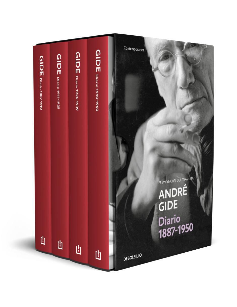 Libro Diario 1887-1950 (estuche con 4 vols.) de Gide, Andre