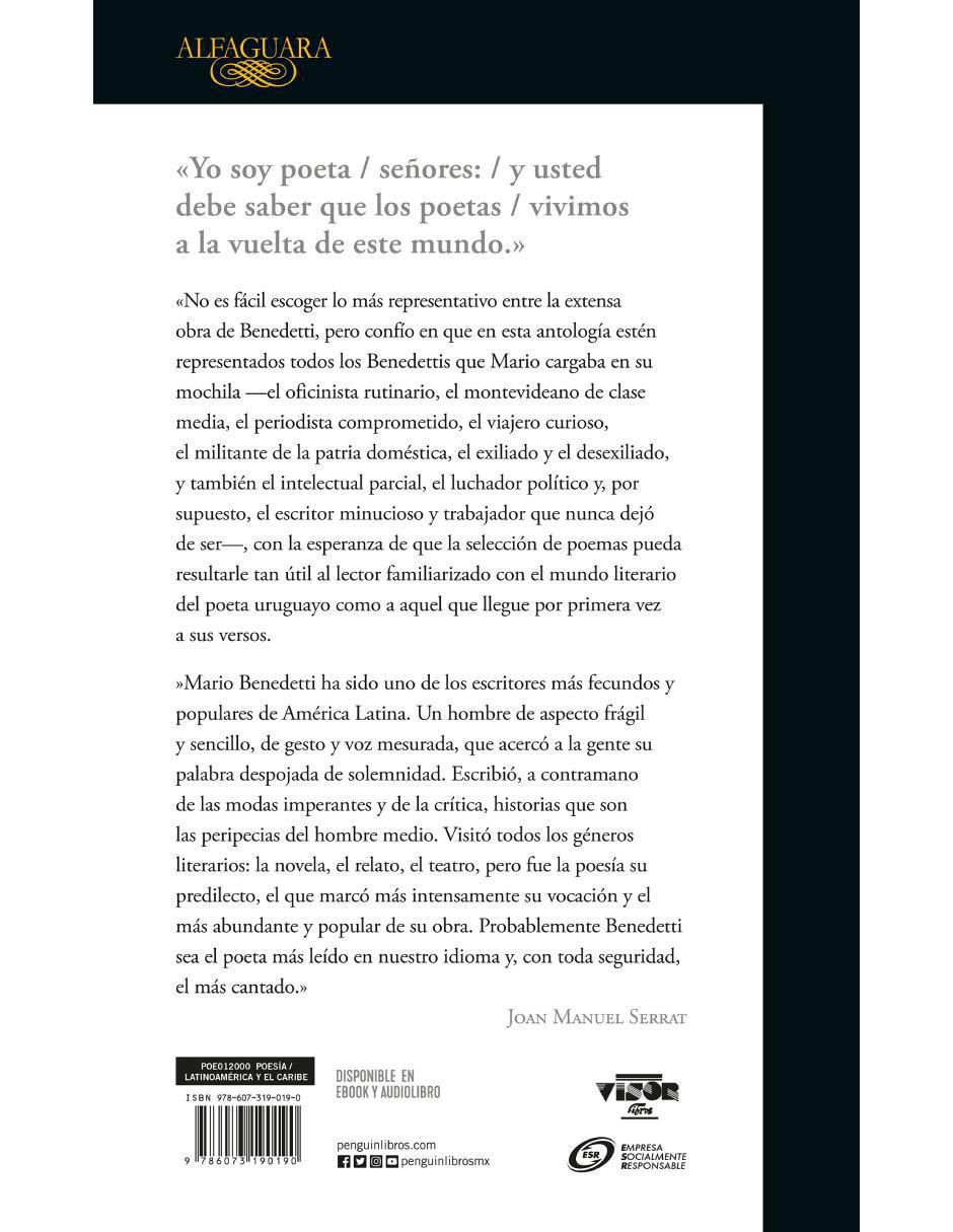 Libro Antología poética