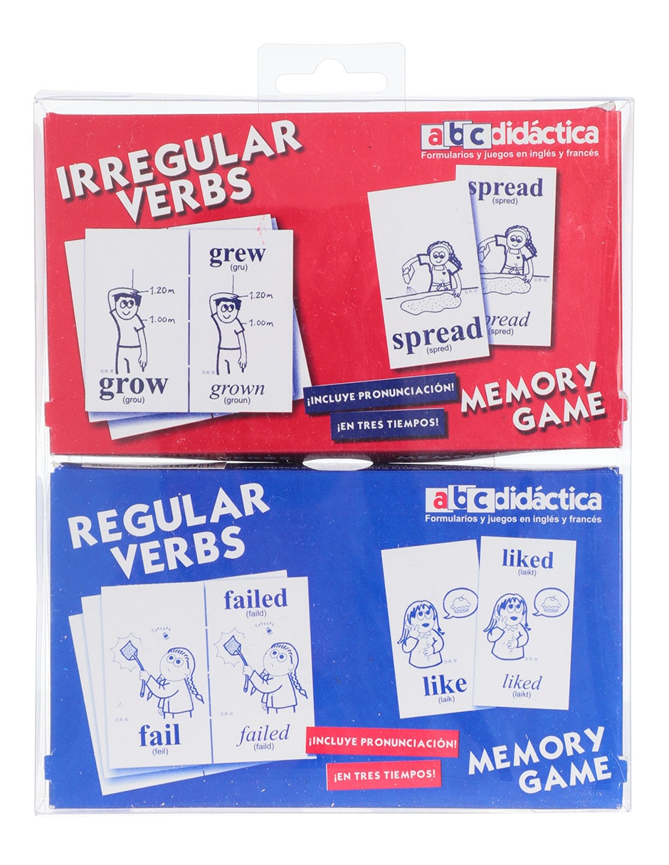 Colección Memorias De Verbos En Inglés Elorriaga