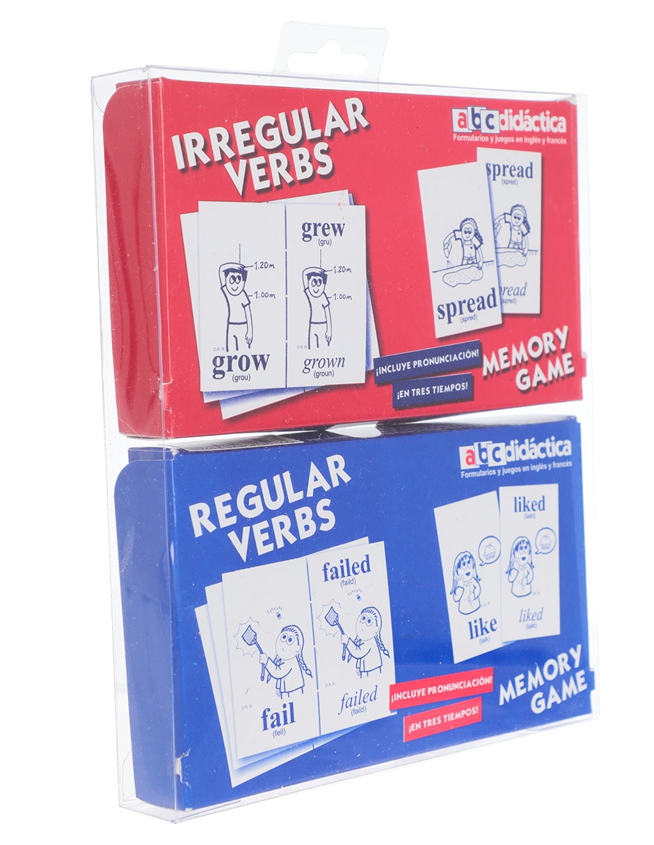 Colección Memorias De Verbos En Inglés Elorriaga