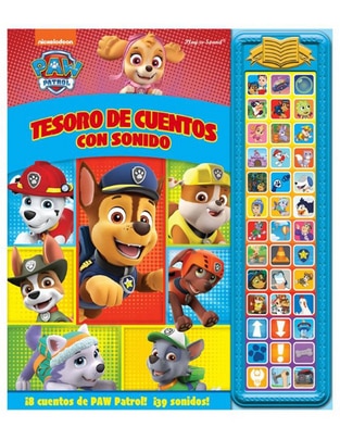 Imagen de producto Libro Tesoro de cuentos con sonido de Paw Patrol Nickelodeon