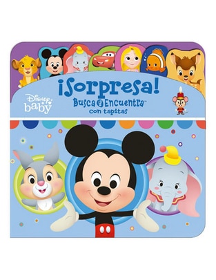 Libro Disney baby busca y encuentra con tapitas Phoenix International Publications