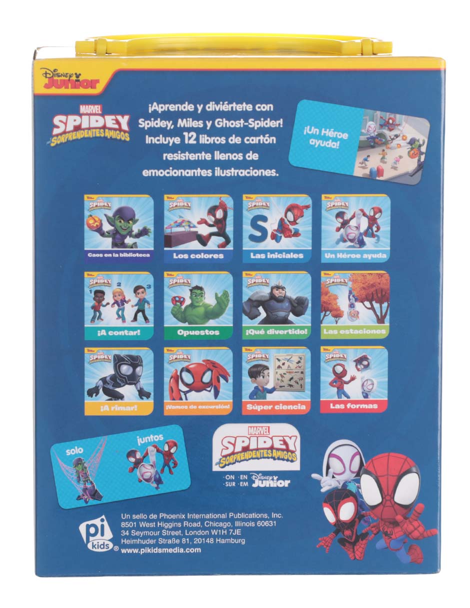 Libro Marvel Spidey y sus sorprendentes amigos de Phoenix International Publications 2