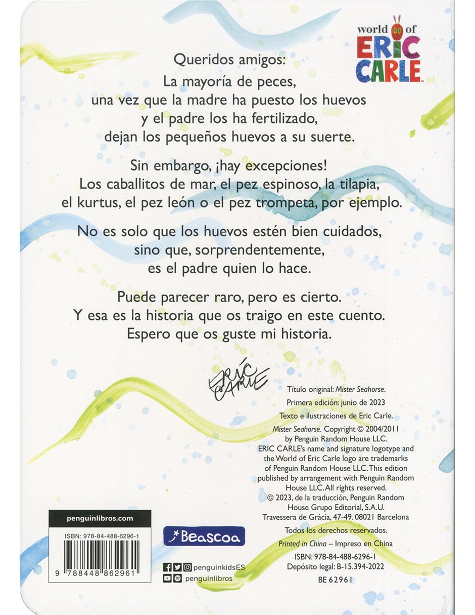 Libro Don caballito de mar de Eric Carle