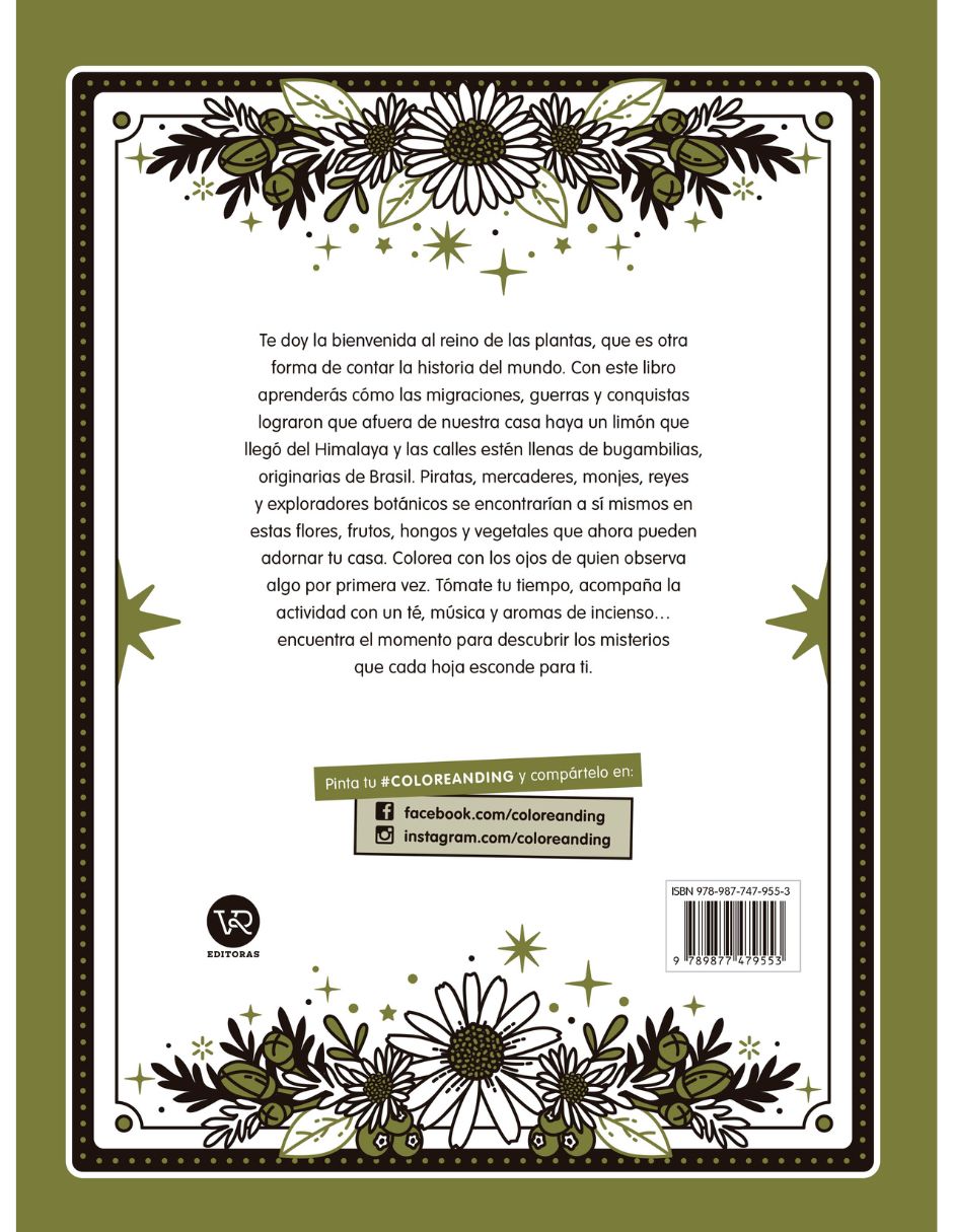 Libro #coloreanding bótanica de Malacara y Gale