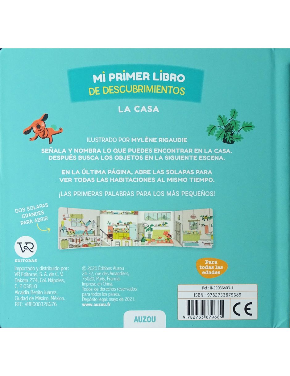 Mi primer libro de descubrimientos: la casa de Rigaudie Mylene