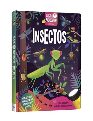 Libro Busca y encuentra linterna - insectos de Lexus Editores