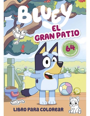 Libro Blue el gran patio libro para colorear de Ladybird books Libro Blue el gran patio libro para colorear de Ladybird books