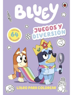 Libro Bluey juegos y diversión. libro para colorear de Ladybird books Libro Bluey juegos y diversión. libro para colorear de Ladybird books