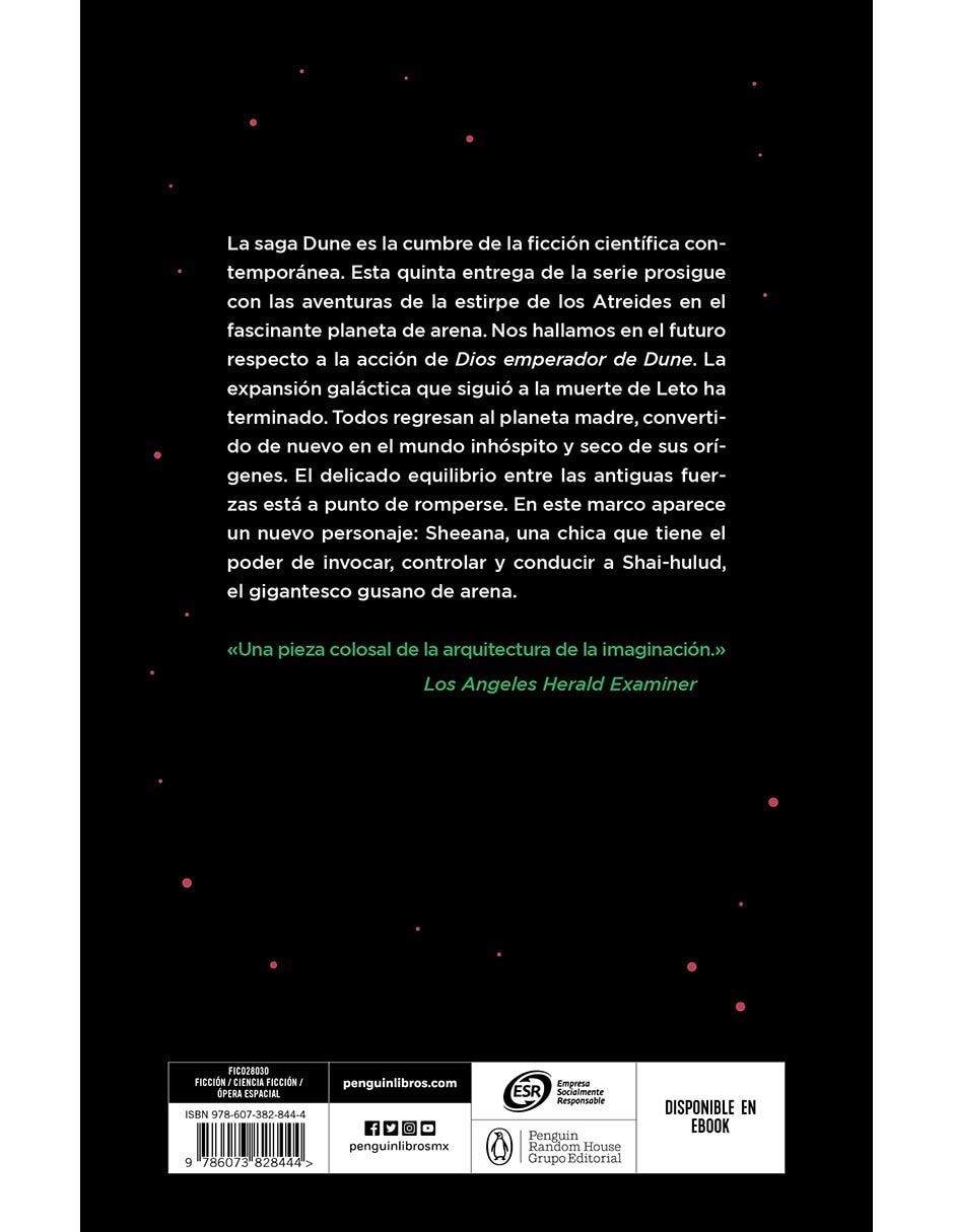 Libro Herejes de dune de Frank herbert