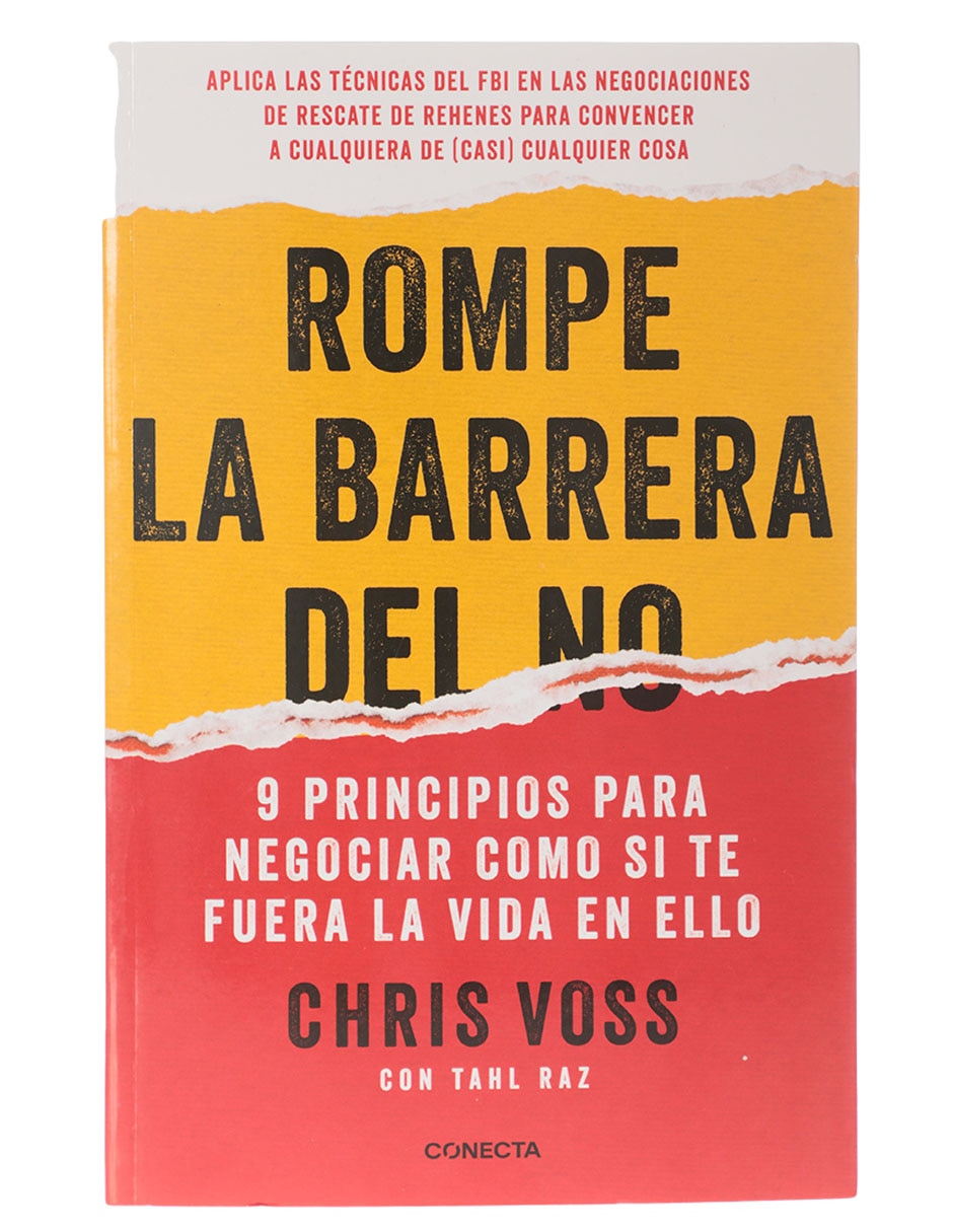 Libro Rompe la barrera del no de Chris Voss