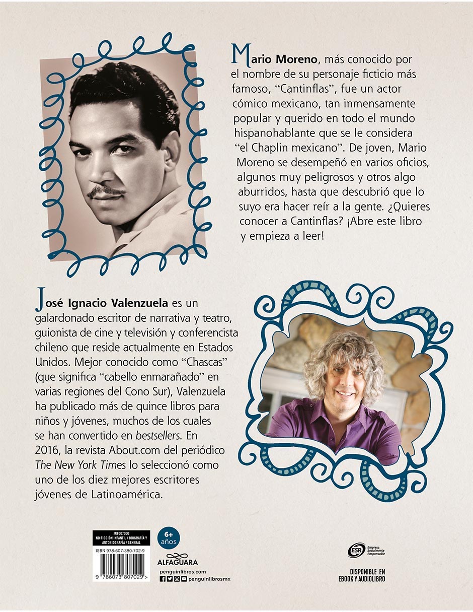 Libro Conoce a Mario Moreno Cantinflas de José ignacio valenzuela
