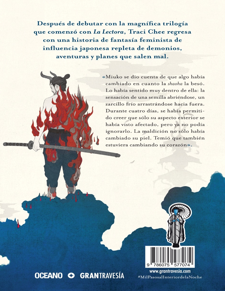 Libro Mil pasos al interior de la noche de Traci Chee 2